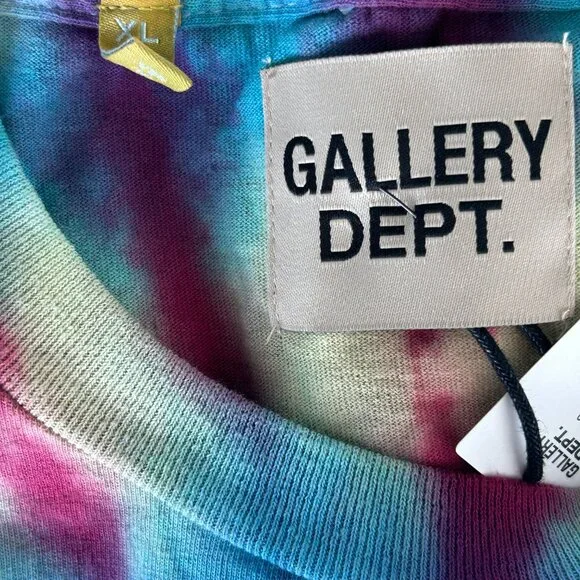 Gallery Dept Multicolor Tie-Dye Freak Show Spiral Logo T-Shirt